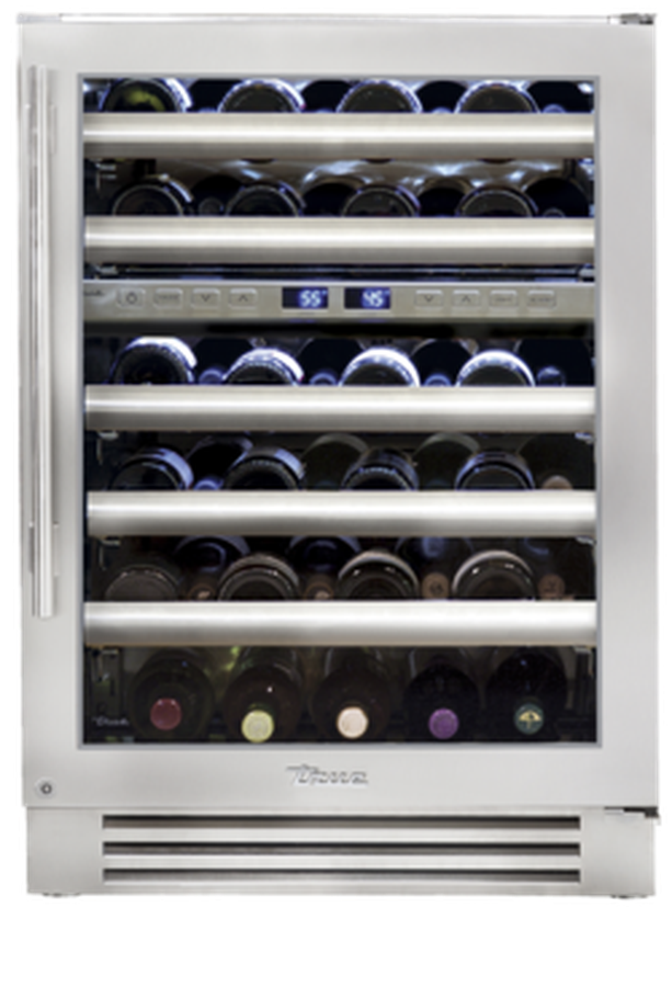 True Residential TWC24DZLSGB 24 Inch Under Counter Refrigerator Wine Refrigerator - Discontinued