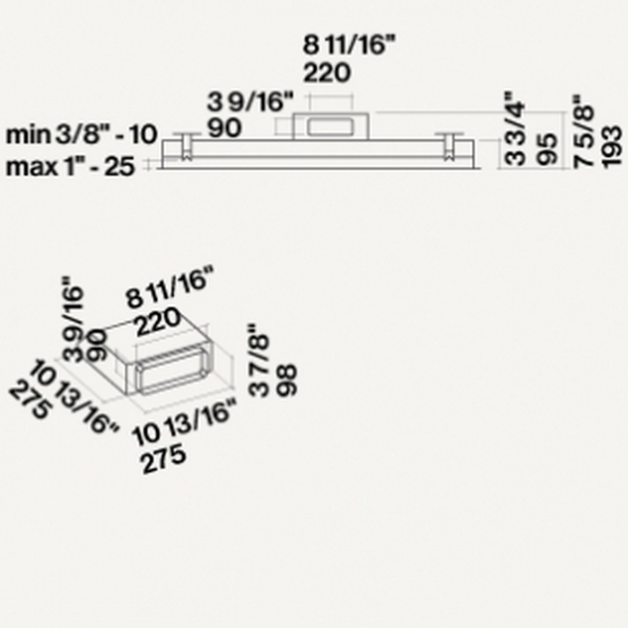 Falmec FDNUV54C6SS Ceiling Mount Range Hood- Clearance Sale Replaced by FDNUV54C6SSR