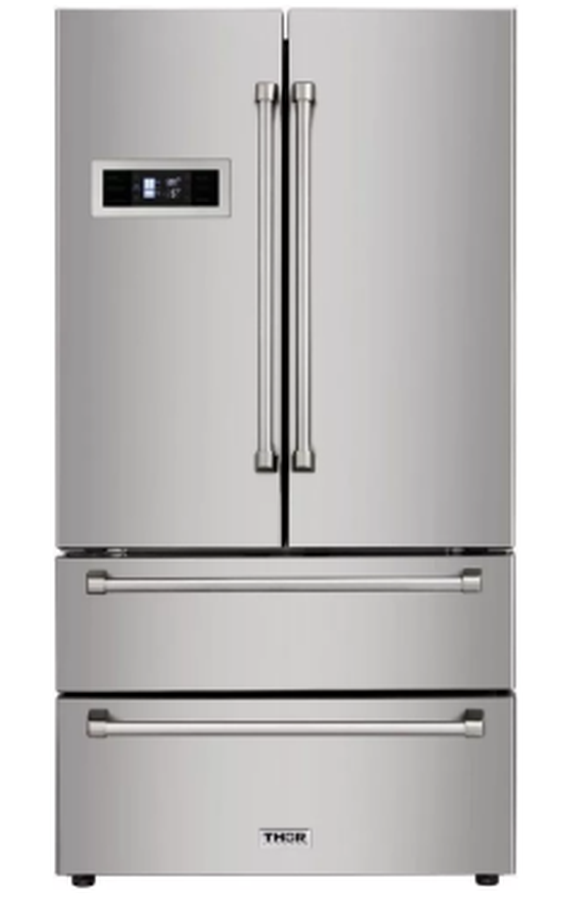 Thor Kitchen HRF3601F 36 Inch French Door Refrigerator Counter Depth