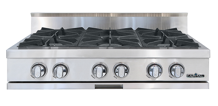 Capital CGRT366 36 Inch Culinarian Gas Rangetop