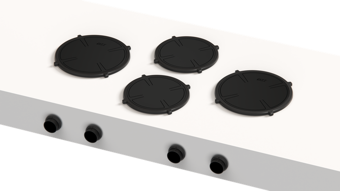 Pitt Cooking DEMPO4B-I 36 Inch Black Edition Induction Cooktop
