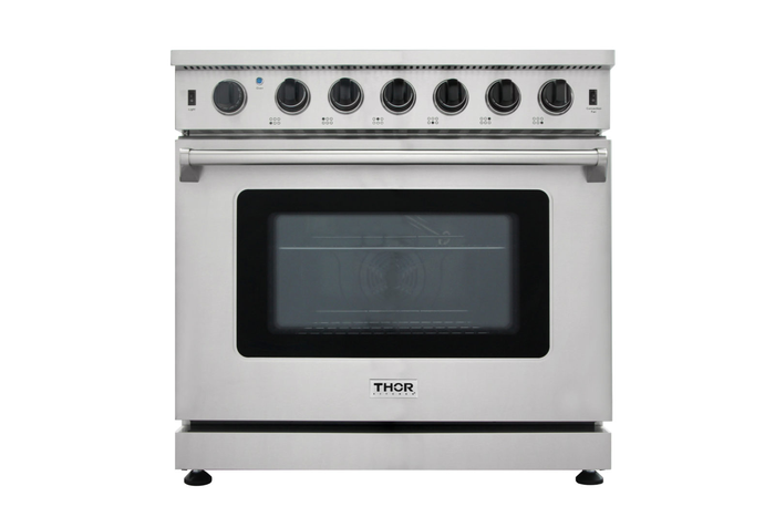 Thor Kitchen LRG3601U 36 Inch Gas Range
