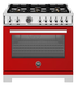 Bertazzoni PRO366BCFEPROT 36 Inch Pro Series Dual Fuel Range