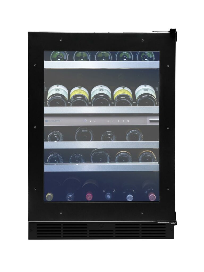 Silhouette SPRWC052D3SSP 24 Inch Wine Refrigerator Panel Ready