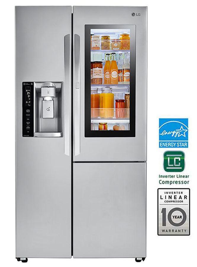 LG LSXC22396S Side by Side Refrigerator - Smart Wi-Fi
