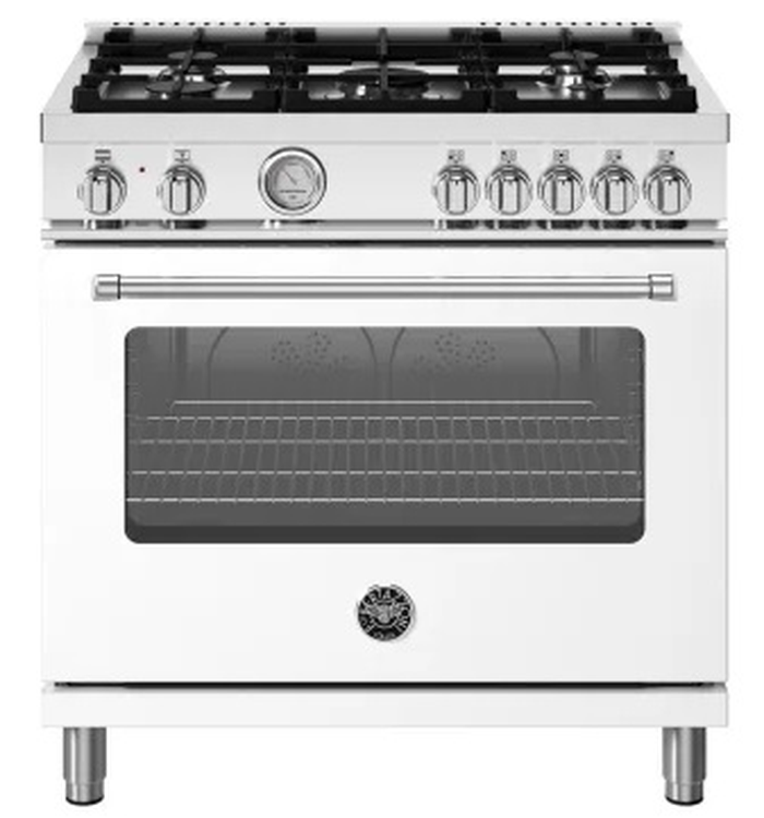 Bertazzoni MAS365DFMBIV 36 Inch Master Series Dual Fuel Range