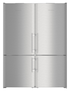 Liebherr SBS32S2 60 Inch Side by Side Refrigerator Stainless Steel