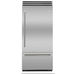 BlueStar BBB36R2 36 Inch Bottom Freezer Refrigerator Pro 22.4 Cu Ft