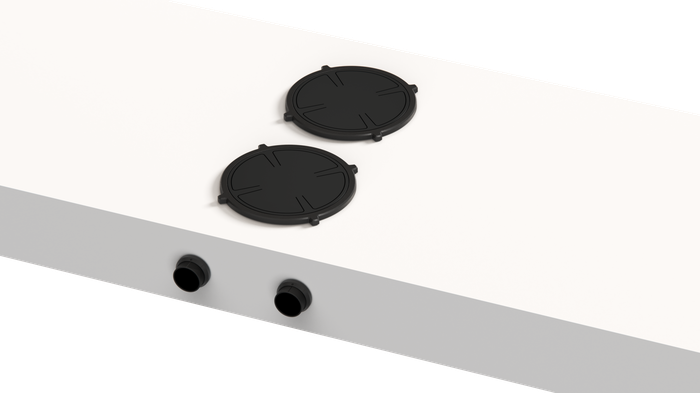 Pitt Cooking BANDAI2B-1 24 Inch Black Edition Induction Cooktop