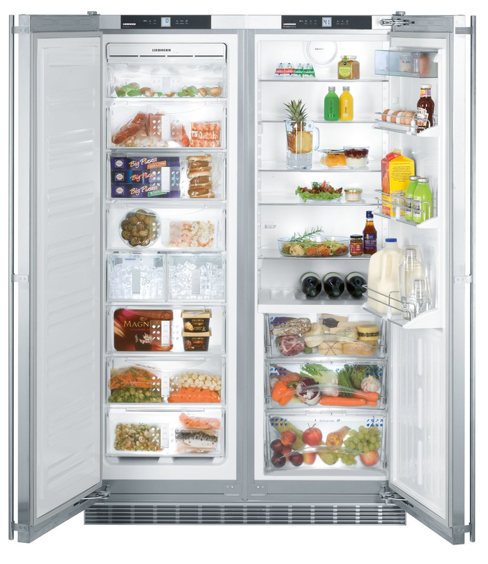 Side by Side Refrigerator SBS243 48in  Counter Depth - Liebherr