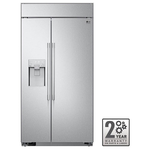 LG SRSXB2622S Built In 42 Inch Side by Side Refrigerator Stainless Steel