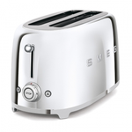 Smeg TSF02SSUS Retro 50's Style 4-Slice Toaster 1400 W Silver
