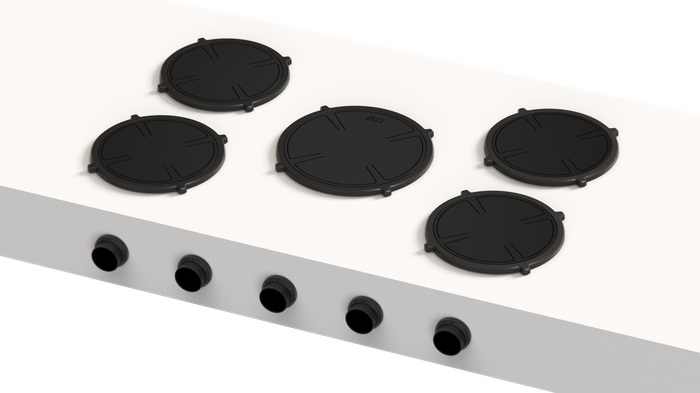 Pitt Cooking ELBRUS5B-I 36 Inch Black Edition Induction Cooktop