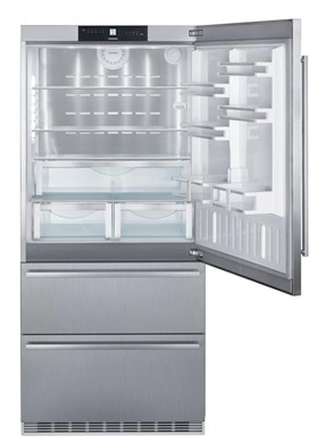 Liebherr CS2090 36 Inch Bottom Freezer Refrigerator Duo Cooling System No Frost