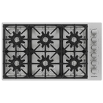 BlueStar BSDCTX8366B 36 Inch Gas Cooktop
