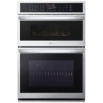 LG WCEP6427F 30 Inch Wall Oven+Micro Combo Self Clean 6.4 cu. ft. Capacity