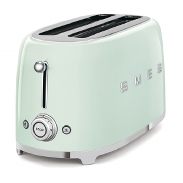 Smeg TSF02PGUS Retro 50's Style 4-Slice Toaster 1400 W Pastel Green