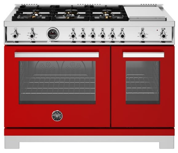 Bertazzoni PRO486BTFGMROT 48 Inch Pro Series Gas Range