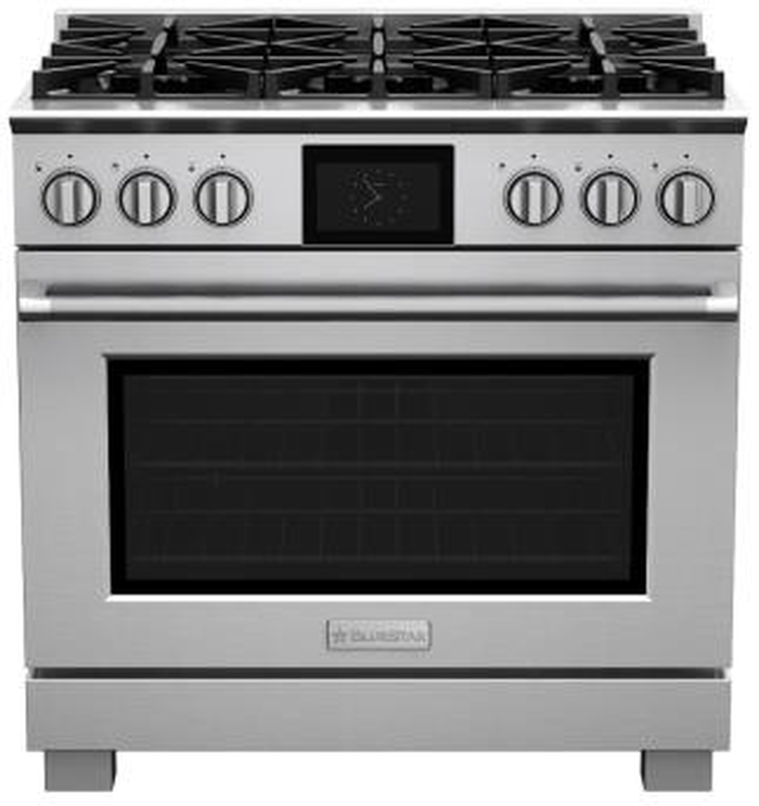 BlueStar BSDF366BWPLT 36 Inch Dual Fuel Range