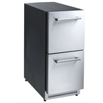 Sapphire SRD153SSPR 15 Inch Built In Compact Refrigerator