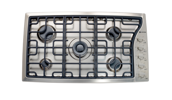 Gas Cooktop VECTGMS365SS Sealed Burner 36in -Verona -Discontinued