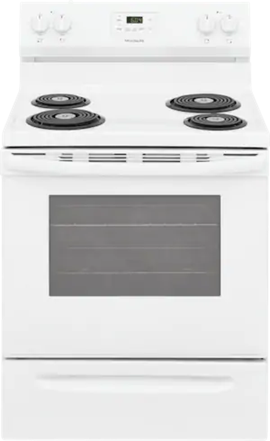 Electric Range FCRC301CAW Coiltop 30in -Frigidaire- Discontinued