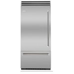 BlueStar BBB36L3CPLT 36 Inch Bottom Freezer Refrigerator