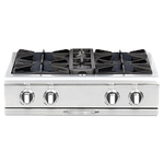 Capital CGRT304-L 30 Inch Gas Rangetop Culinarian Series
