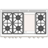 Capital MCR486GN 48 Inch Precision Gas Range