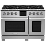 BlueStar BSDF488BLWCPLT 48 Inch DF X-8 Series Dual Fuel Range