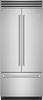 BlueStar BBBF361 36 Inch French Door Refrigerator Pro 22.4 Cu Ft