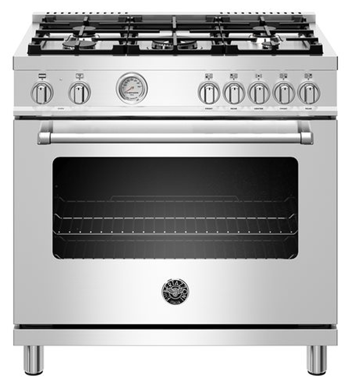 Bertazzoni MAS365GASXVLP 36 Inch Master Series Gas Range