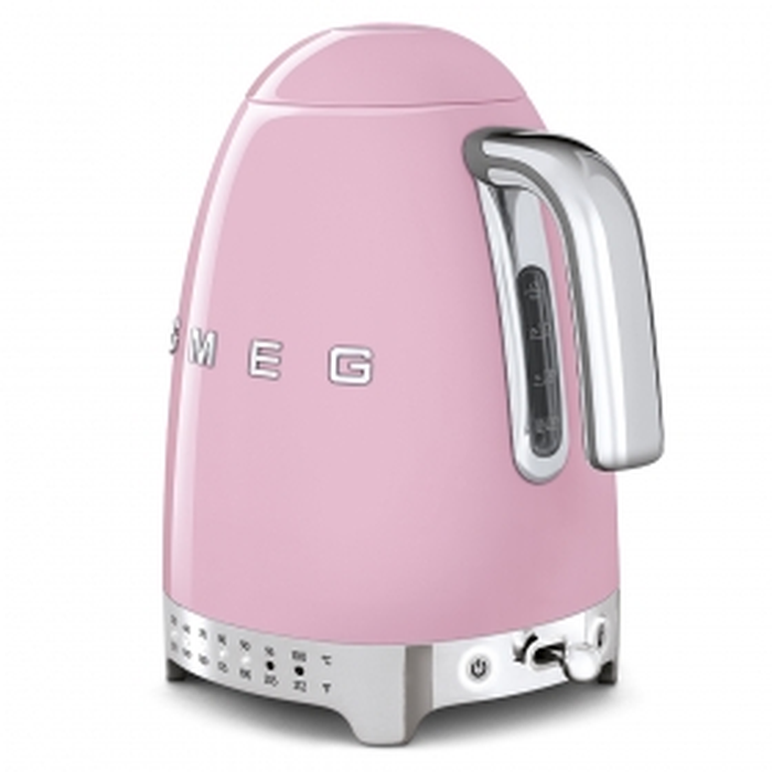 Smeg TSF01PKUS Retro 50's Style 2-Slot Toaster, Pink