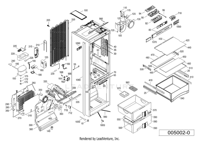 Liebherr HC1021 24 Inch Bottom Freezer Refrigerator replacement, repair parts
