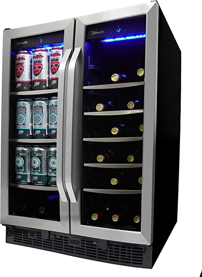 Silhouette SBC051D1BSS 24 Inch Beverage Cooler