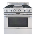 Capital MCOR362G2 36 Inch Culinarian Gas Range