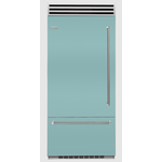 BlueStar BBB36L2CFPLT 36 Inch Bottom Freezer Refrigerator Pro 22.4 Cu Ft