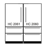 Liebherr 990022100 SBS KIT 36" Freestanding refrigerators, CS2080/2081