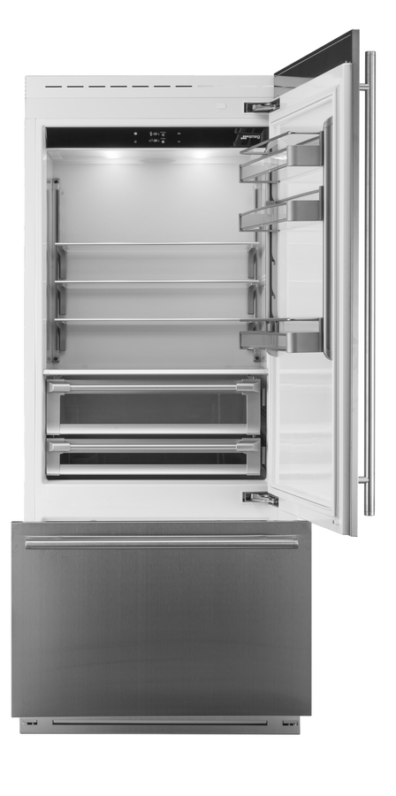 Smeg RBMU36RX 36 Inch Bottom Freezer Refrigerator