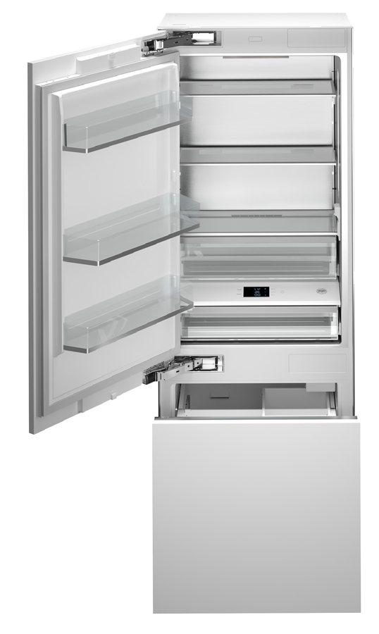 Bertazzoni REF30BMBIPLT 30 Inch Bottom Freezer Refrigerator