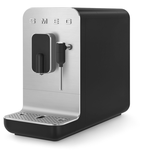 Smeg BCC02BLMUS Retro 50's Style Fully Automatic Espresso Maker Matte Black