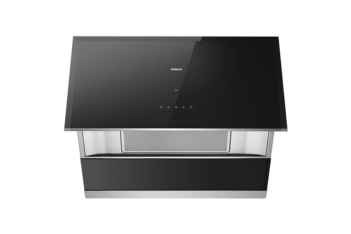 Robam A672 30 Inch Wall Mount Range Hood Quite 57dB, Wash Free, 106* Flap Angle, Intellectual Sensing, Touch Less Operation 950 CFM