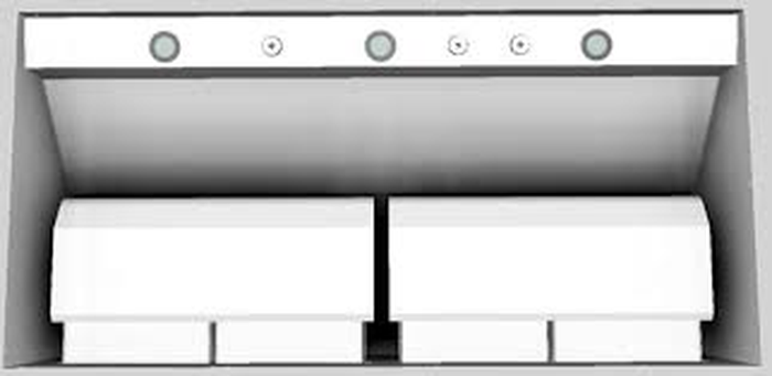 Vent-A-Hood BH446PSLBWH 46 Inch Cabinet Insert Hood 1200 CFM