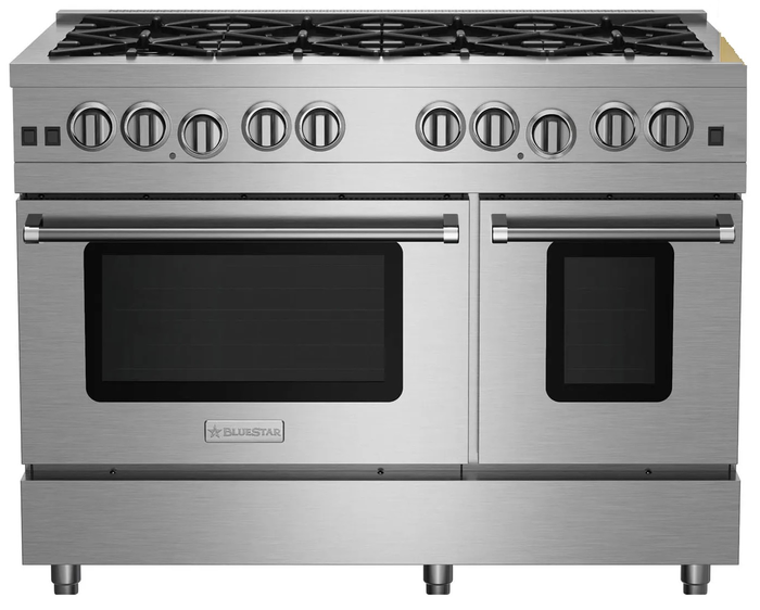 BlueStar RCS48SBV2LCCPLT 48 Inch RCS Sealed Burner Gas Range