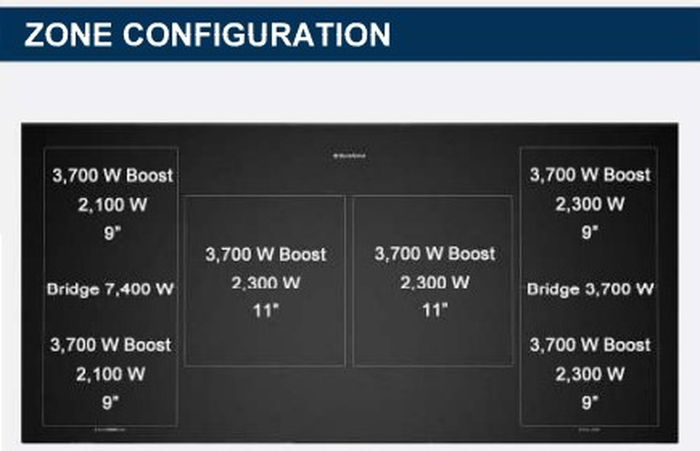 BlueStar BSPIR486ZWCCPLT 48 Inch Platinum Series Induction Range