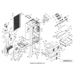 Liebherr HC1080 24in Bottom Freezer Refrigerator replacement parts
