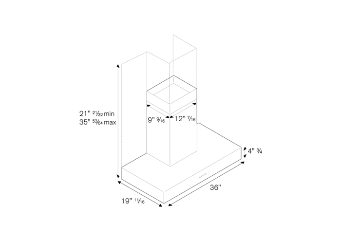 Bertazzoni K36CONX14 Range Hood Replacement Parts