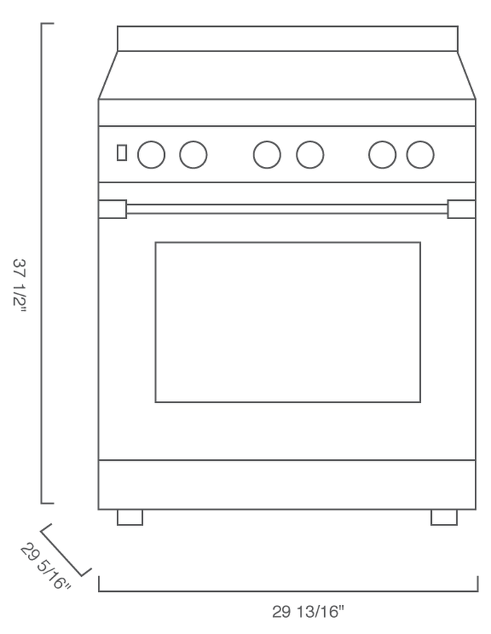 Induction Range BIRP34450CSS Blomberg -Discontinued