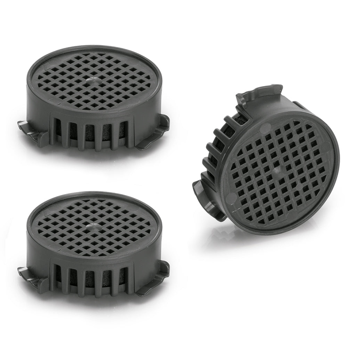 Liebherr 988230400 Charcoal Filter Kit ML Charcoal air filter (Set of 3) for use with MW1800/ 1801, MW2400/ 2401