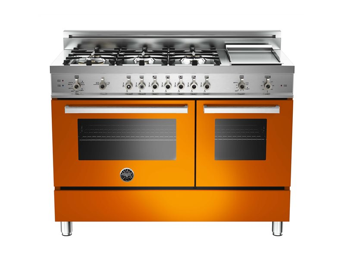 Bertazzoni PRO486GGASRO 48in Sealed Burner Gas Range Red